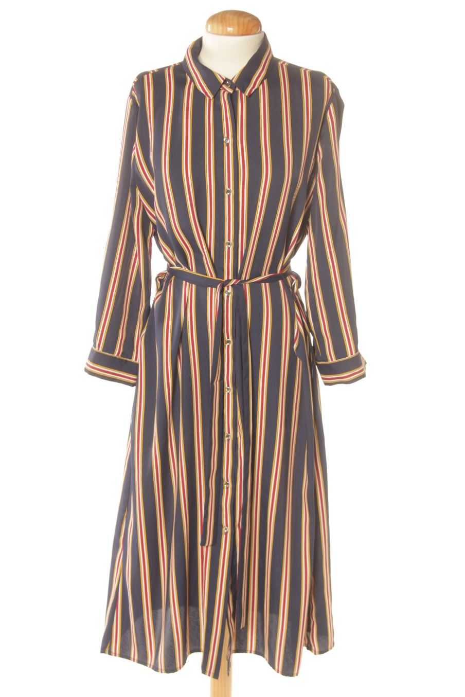 Vestido casual de Cortefiel de la talla L, de color rayas