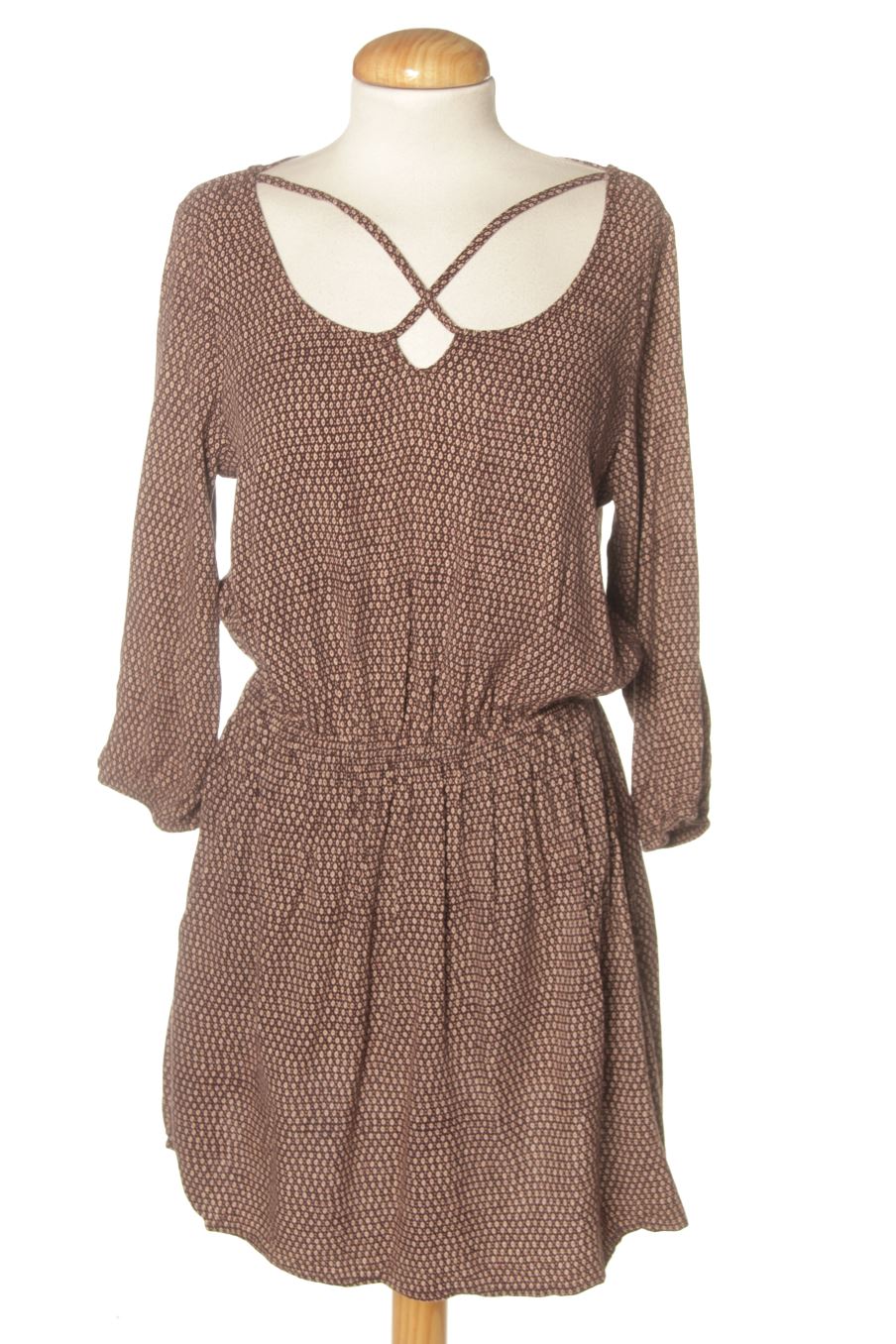 Robe casual Green coast de la taille L, de couleur imprimés