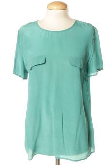 Blusa de manga corta L Uterqüe