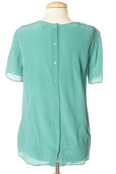 Blusa de manga corta L Uterqüe