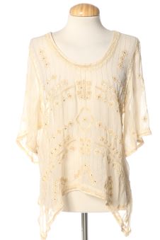 Blusa de manga corta L PERCENTIL