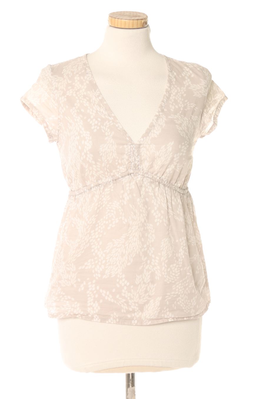 Kurzärmelige Bluse von H&M Größe 34, Farbe Grau, für