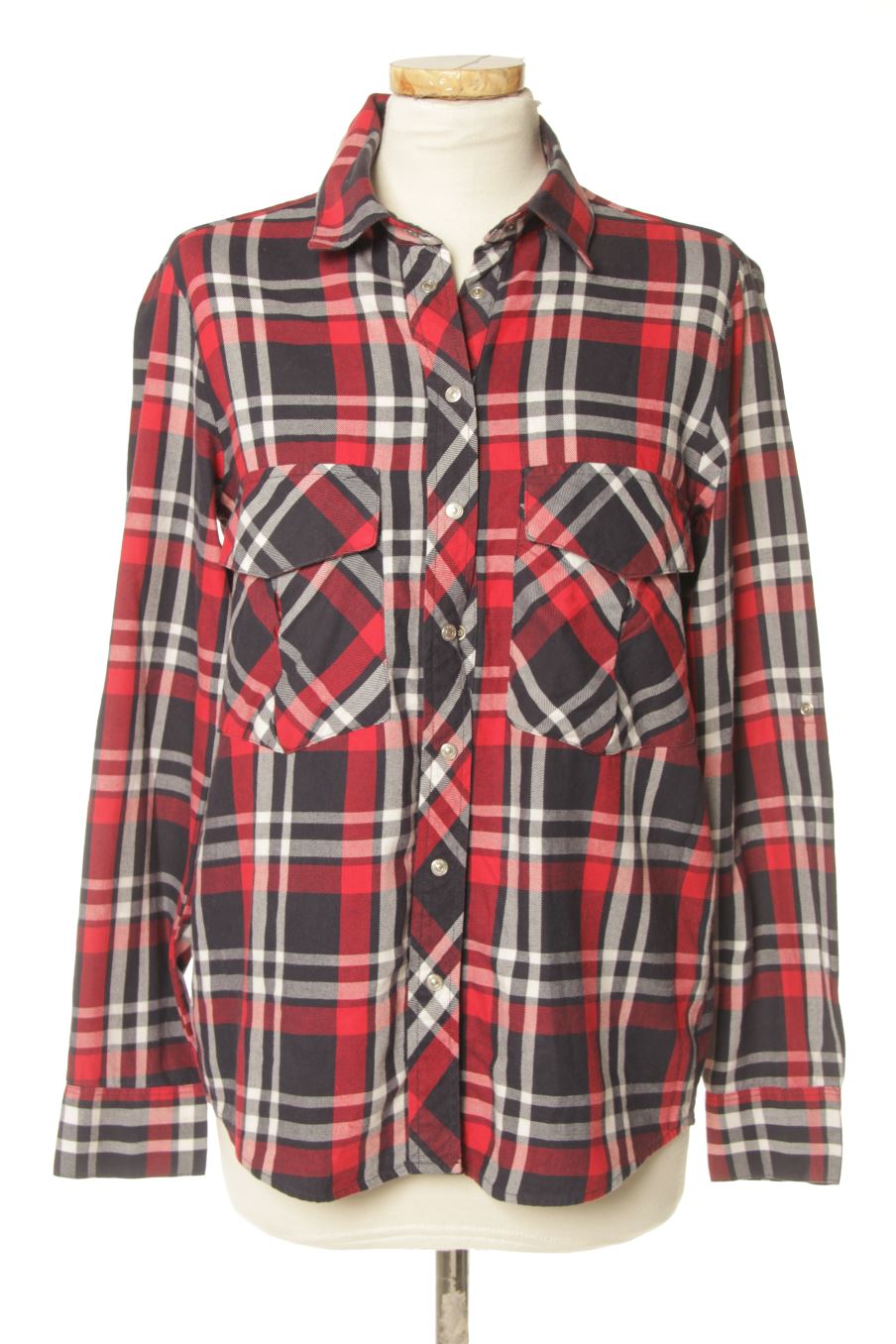 Camisa de Zara de la talla S, de color cuadros