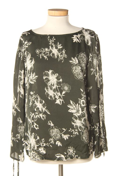 Blusa a maniche lunghe