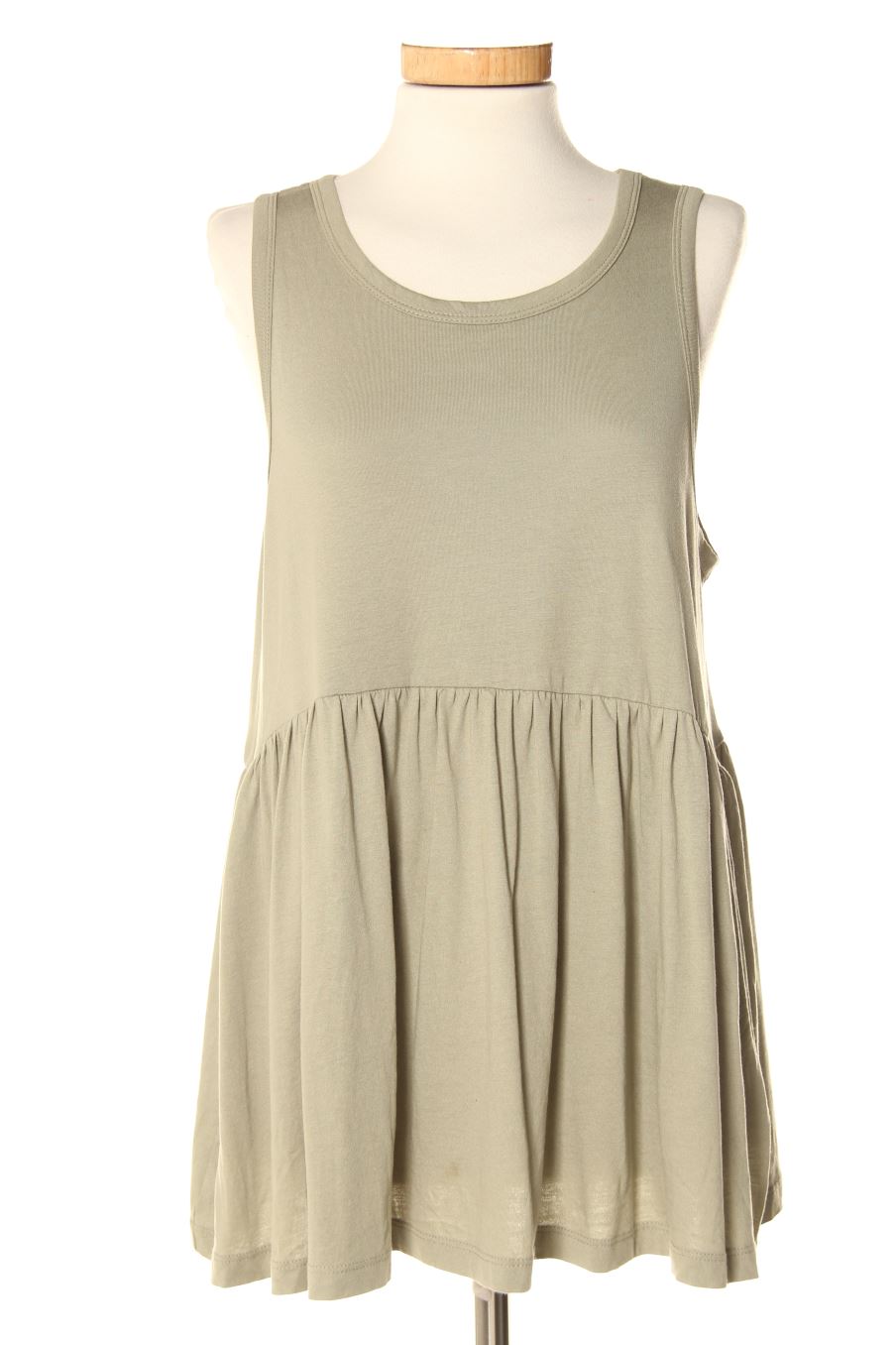 Camiseta sin mangas de H&M Premama de la talla S, de color verde de premamá