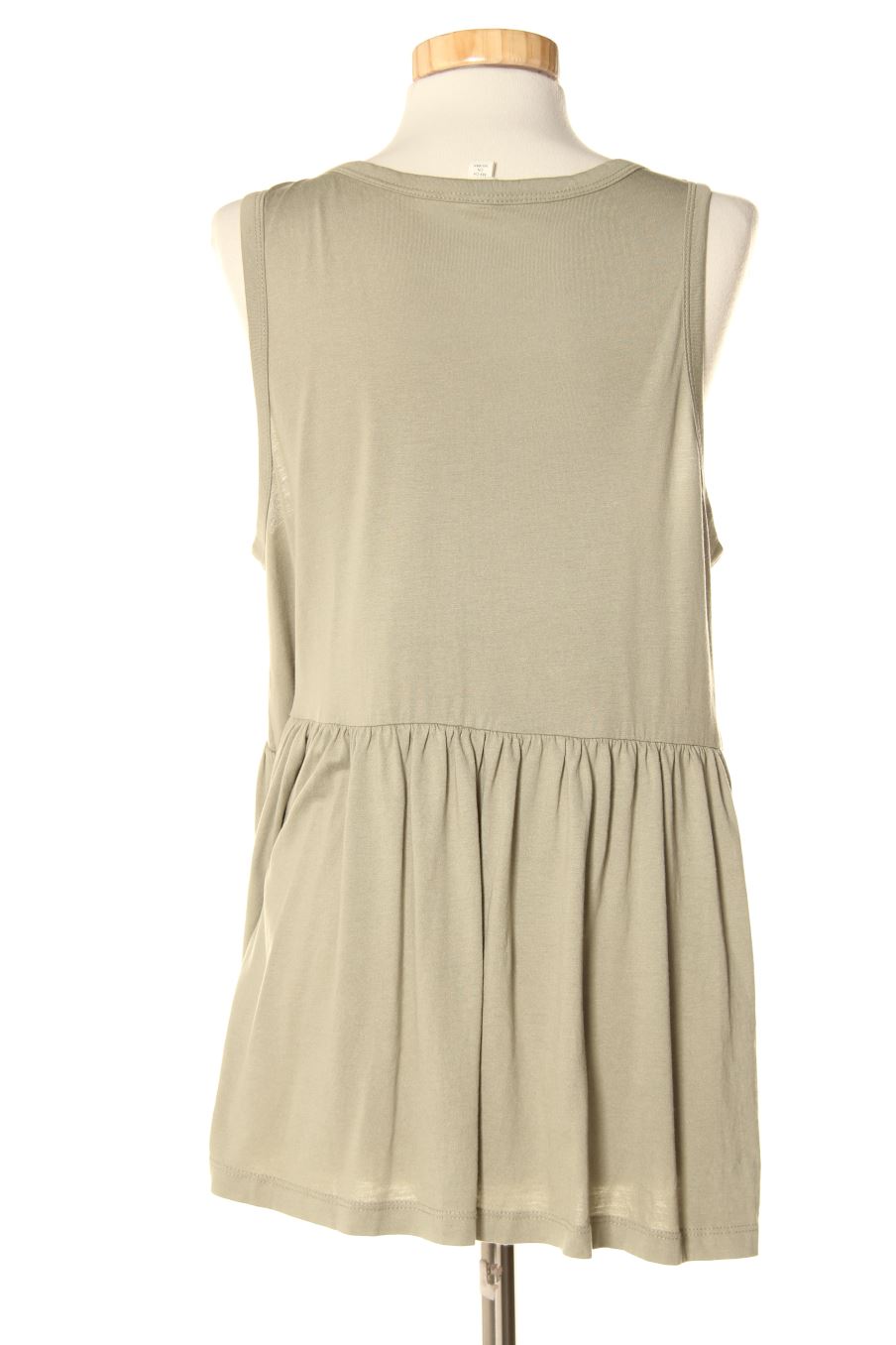 Camiseta sin mangas de H&M Premama de la talla S, de color verde de premamá