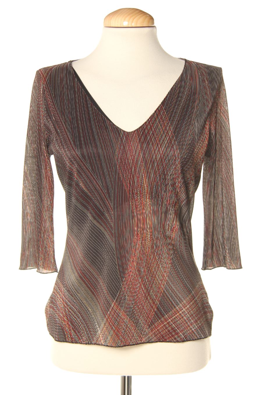 Blusa de manga larga de vestyb de la talla M, de color estampado