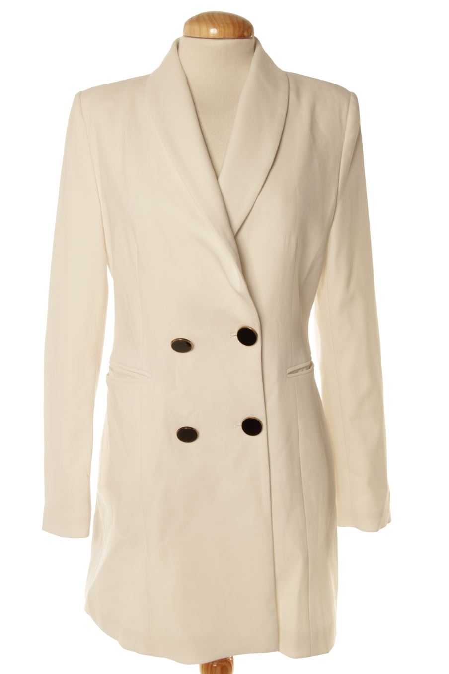 Manteau Zara Taille M - écru, Bleu, Rose, Or - Doublure Pois - Neuf Sans étiquettes