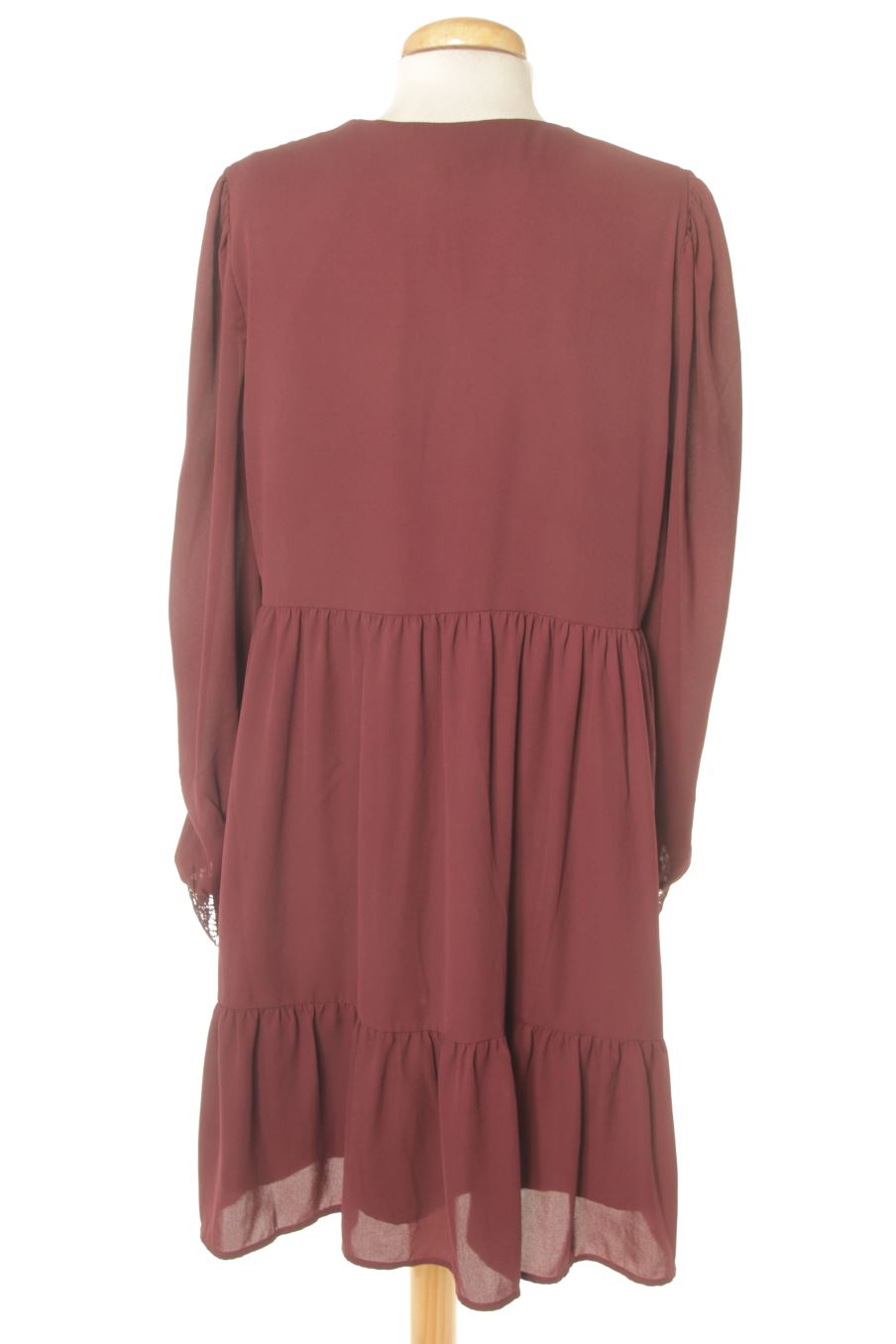 Robe casual Only de la taille L, de couleur bordeaux
