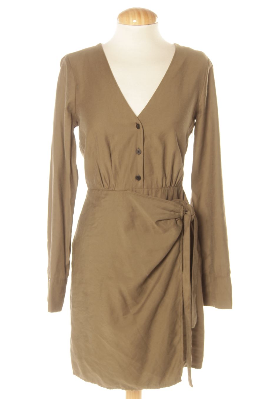 Robe casual Mango de la taille XS, de couleur vert