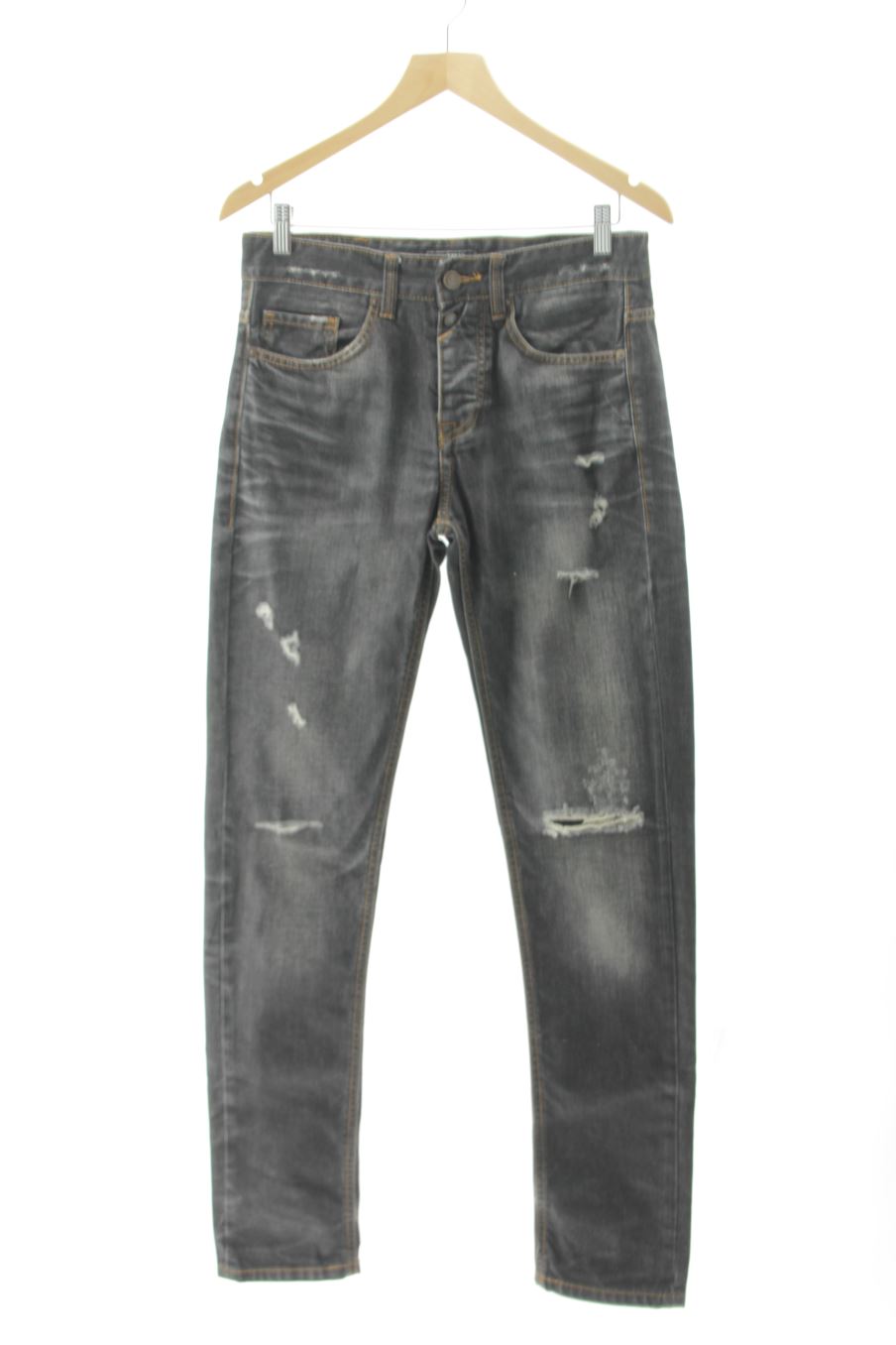 Jeans Pull & Bear de la taille 40, de couleur noir de denim