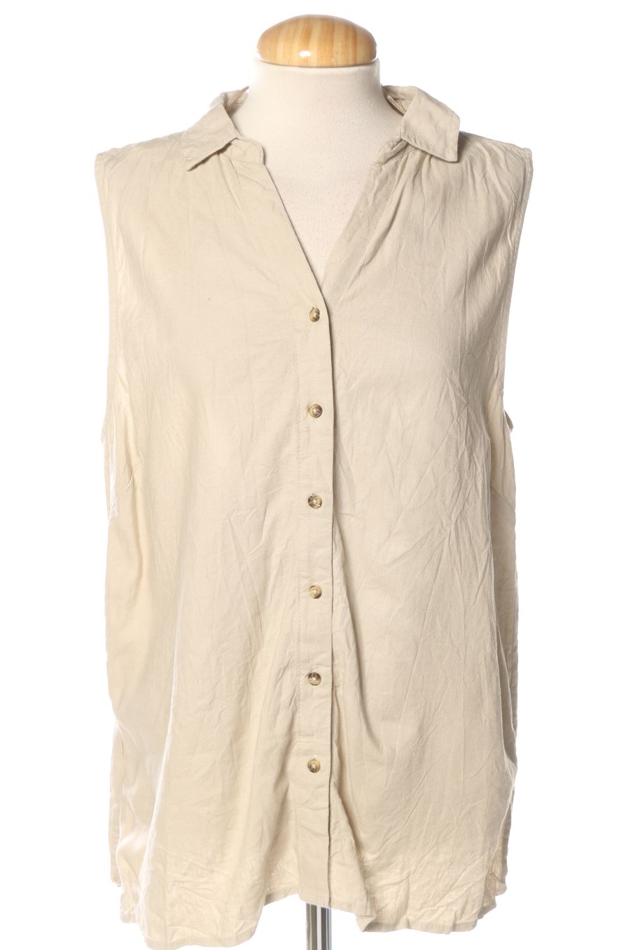 Chemise sans manches soyaconcept de la taille XL, de couleur beige