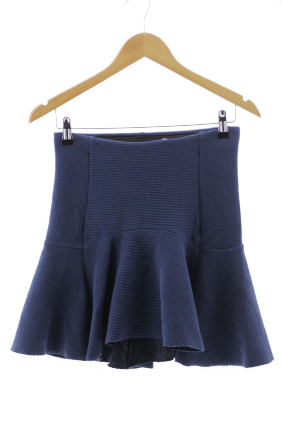Jupe Stradivarius de la taille M, de couleur bleu marine