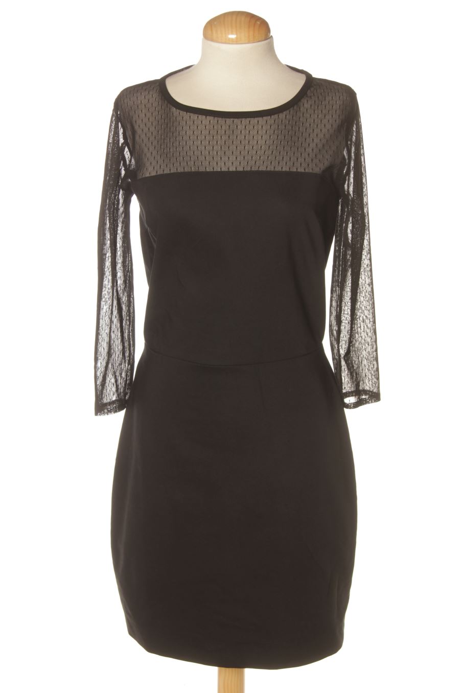 Vestido casual de Pull & Bear de la talla L, de color negro