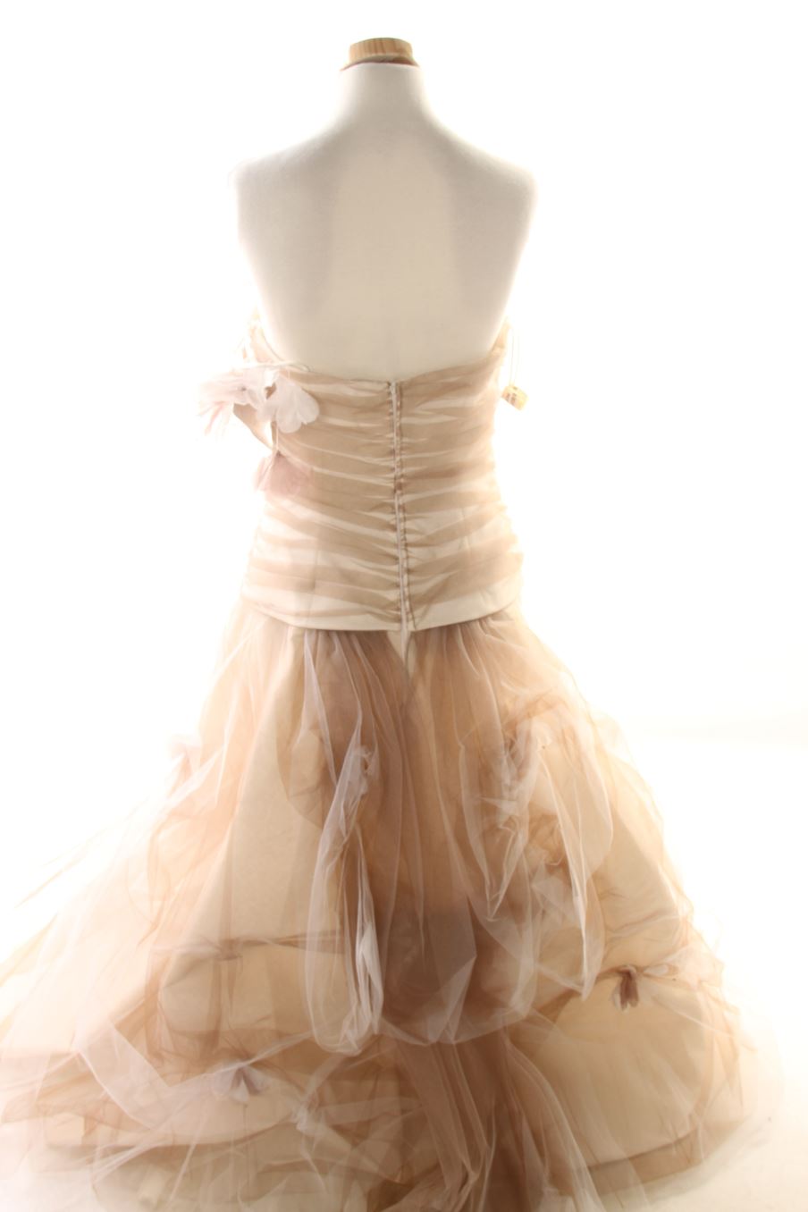 Vestido de PERCENTIL Novia de la talla 42, de color beige