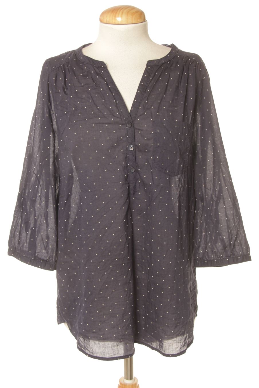 Blusa de manga larga de Yessica (C&A) de la talla 38, de color azul marino