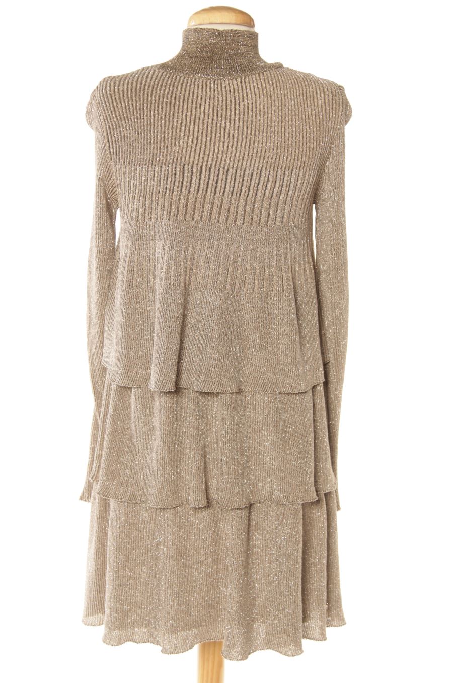 Robe casual Zara de la taille S, de couleur gris
