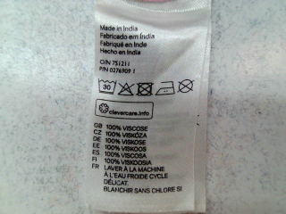 Top de H&M de la talla 36, de color estampado