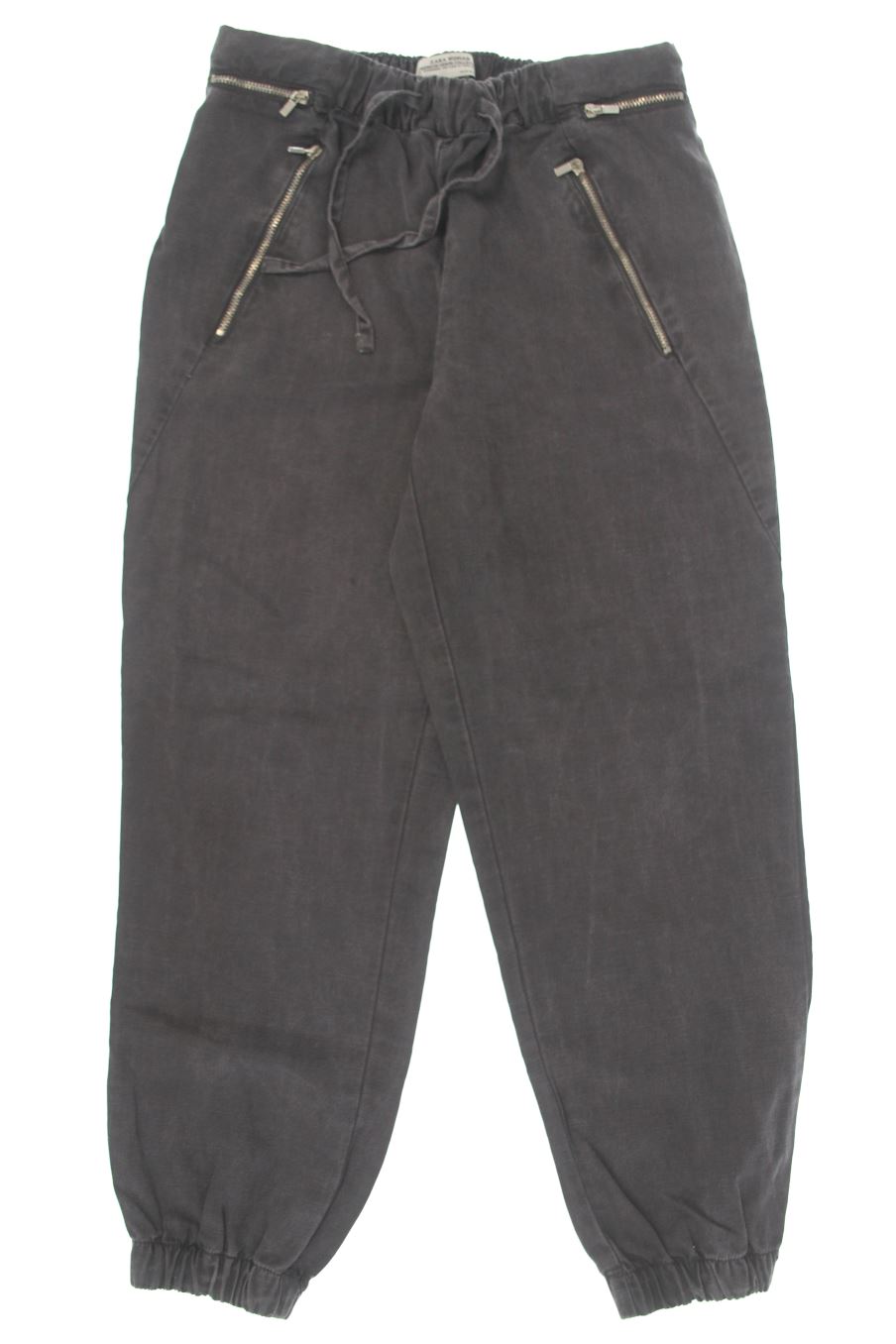 Pantalones de Zara de la talla XS, de color gris