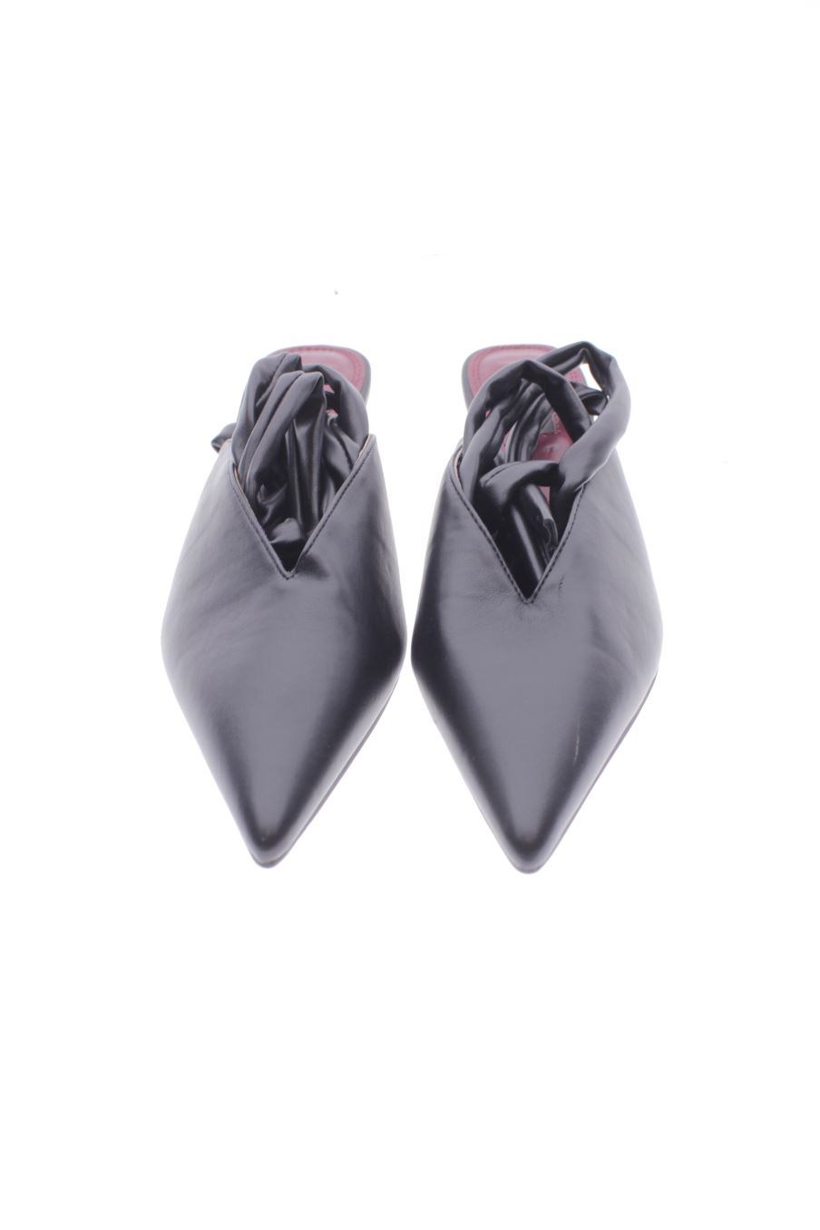 Sandalias tacon de Topshop de la talla 39, de color negro de
