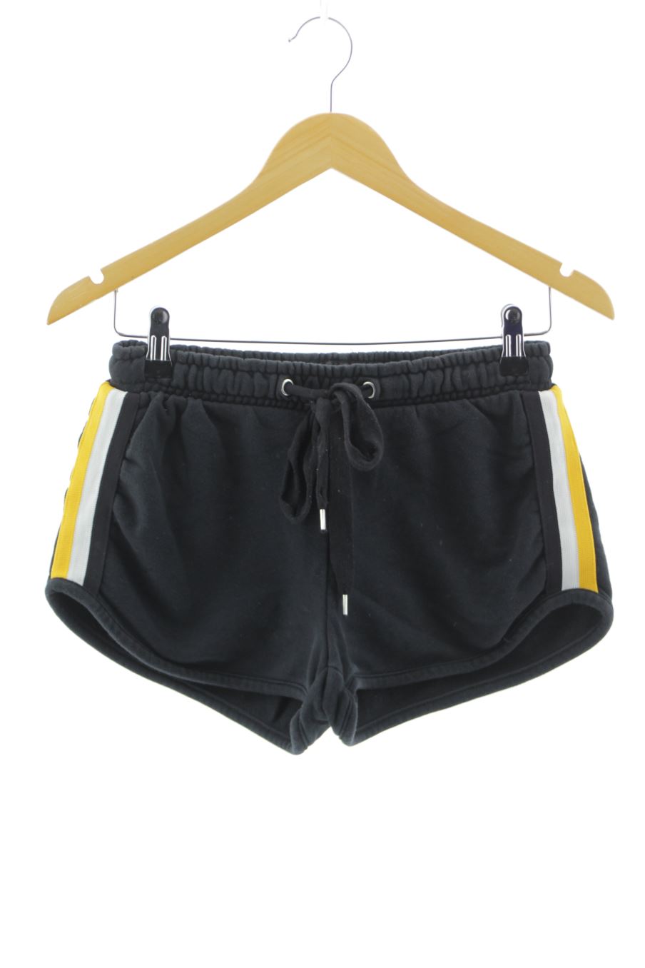 Pantalones cortos de deporte de Bershka de la talla S, de color negro