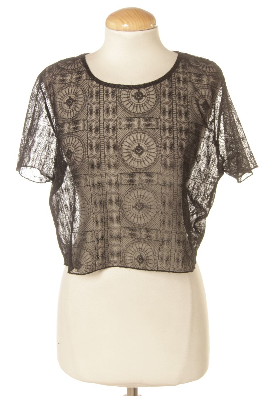 Top Desigual de la taille S, de couleur noir