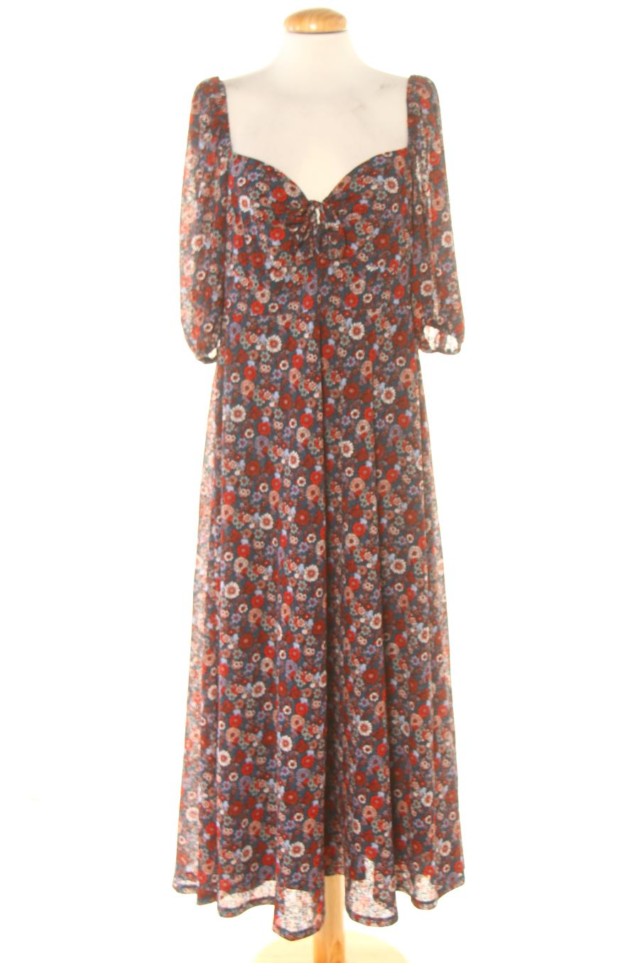 Robe casual Springfield de la taille XL, de couleur fleurs