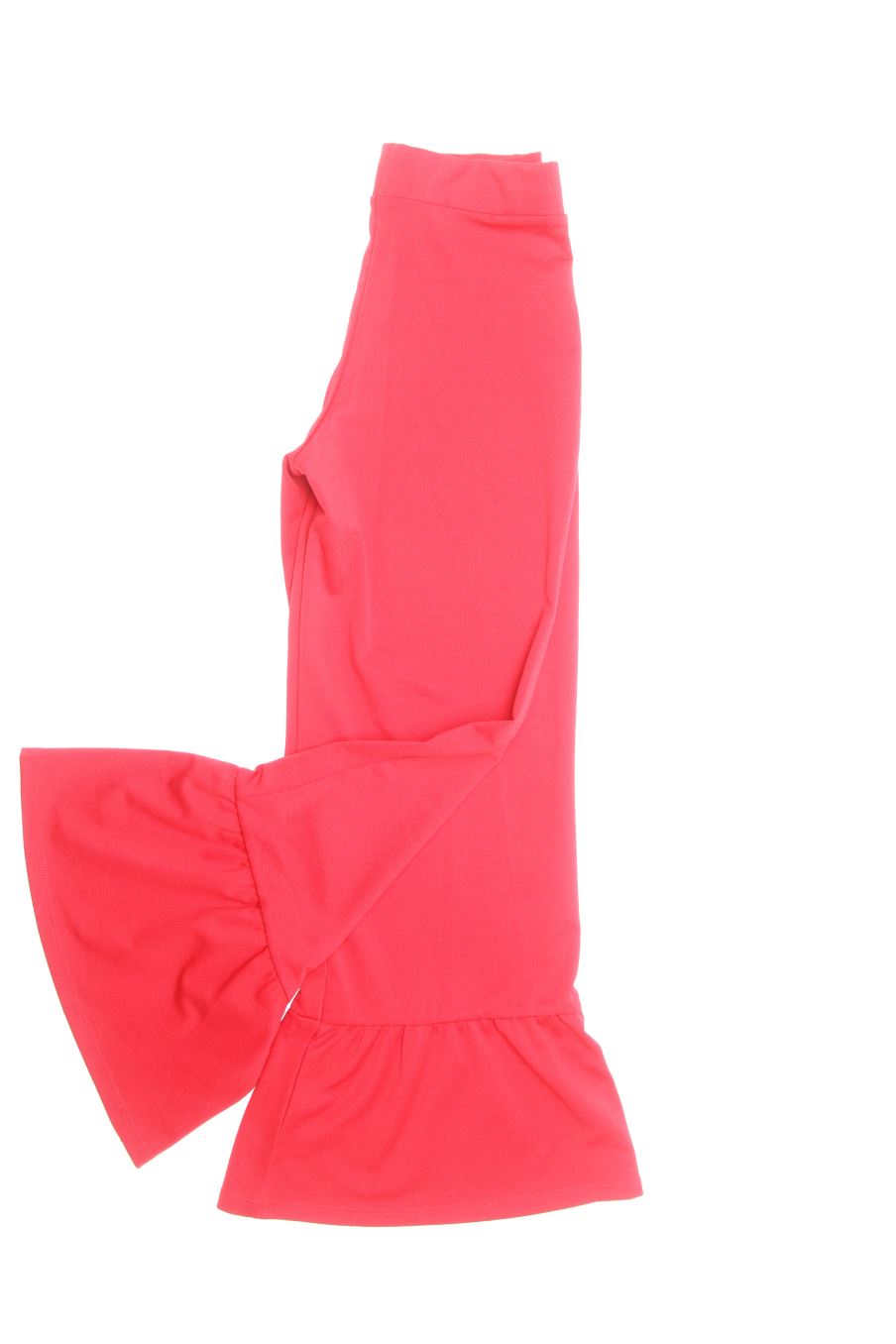 Pantalon Bershka de la taille XS, de couleur rouge