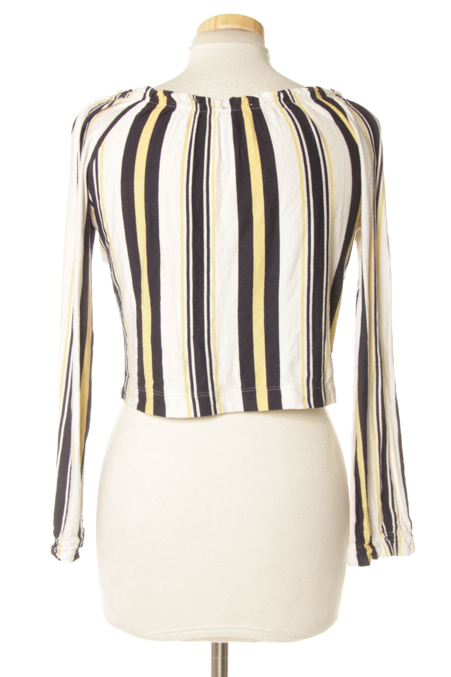 Camiseta de manga larga de Bershka de la talla XS, de color rayas