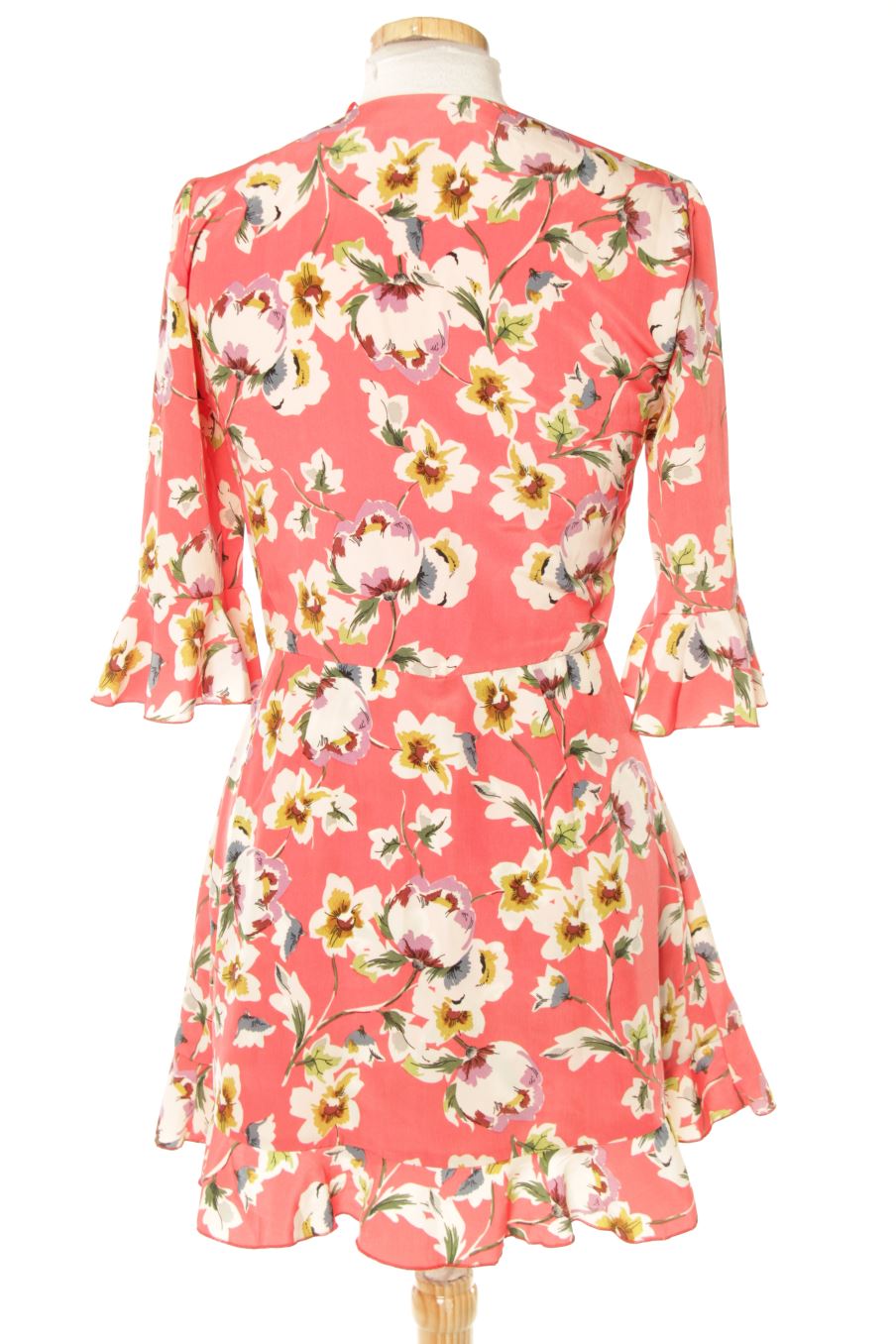 Robe casual Trafaluc de la taille XS, de couleur fleurs