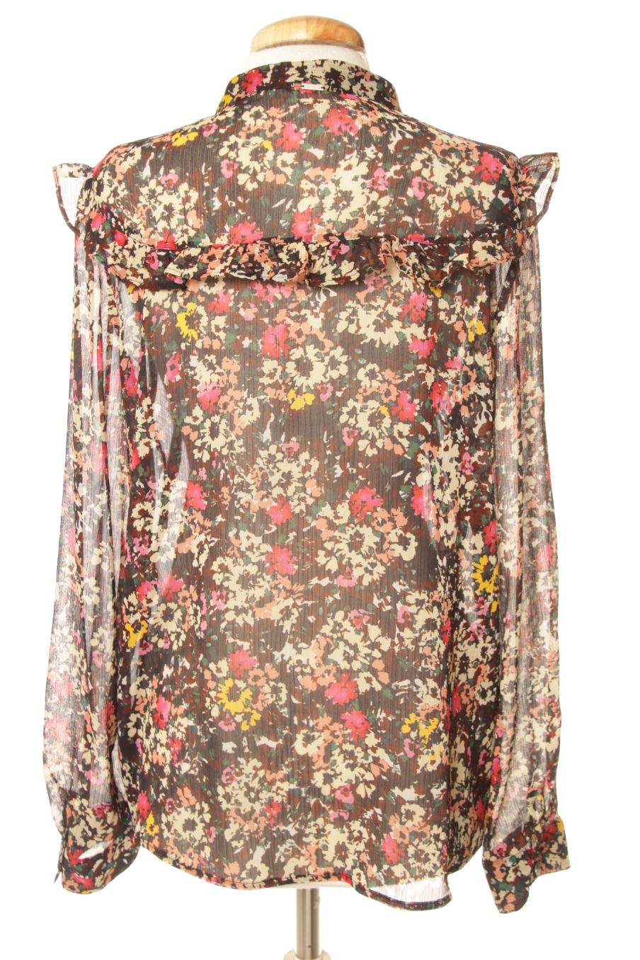 Blouse à manches longues Ikks de la taille 40, de couleur fleurs