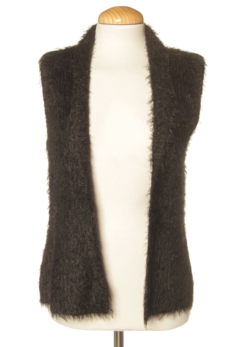 Boléro sans manches Trucco de la taille S, de couleur noir