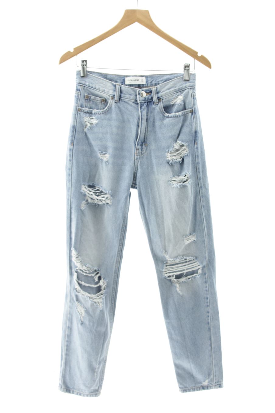 Jeans Pull & Bear de la taille 34, de couleur bleu de denim