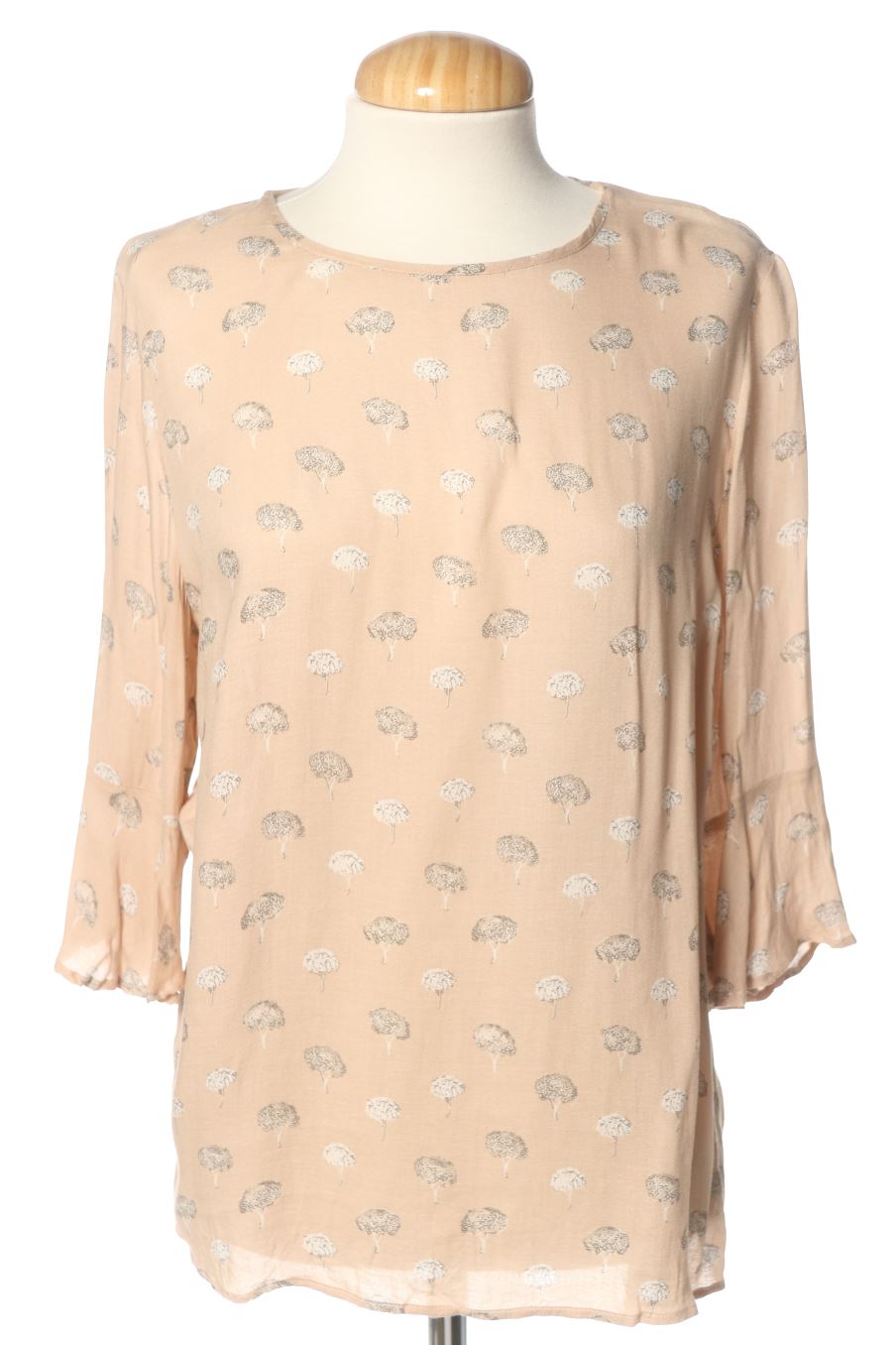 Blouse à manches courtes MANGO SuiT de la taille L, de couleur rose