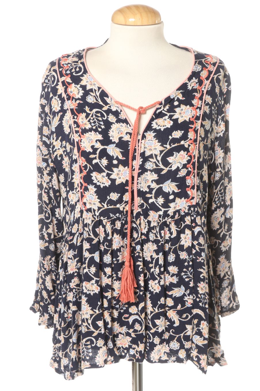 Blouse à manches longues Creeks de la taille 44, de couleur imprimés