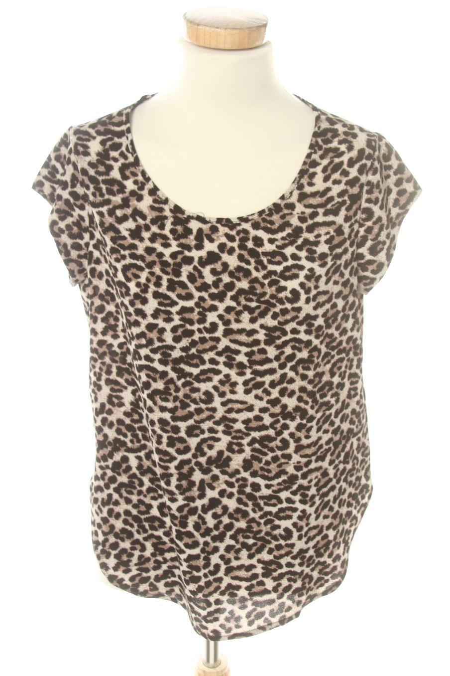Blouse à manches courtes Only de la taille 36, de couleur animal print