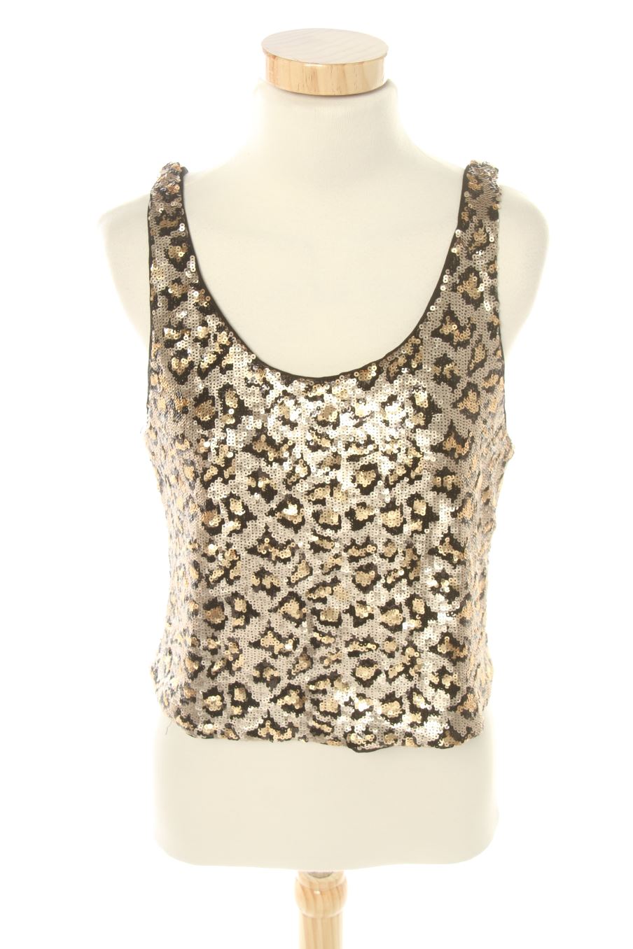 Top de Trf (ZARA) de la talla S, de color animal print