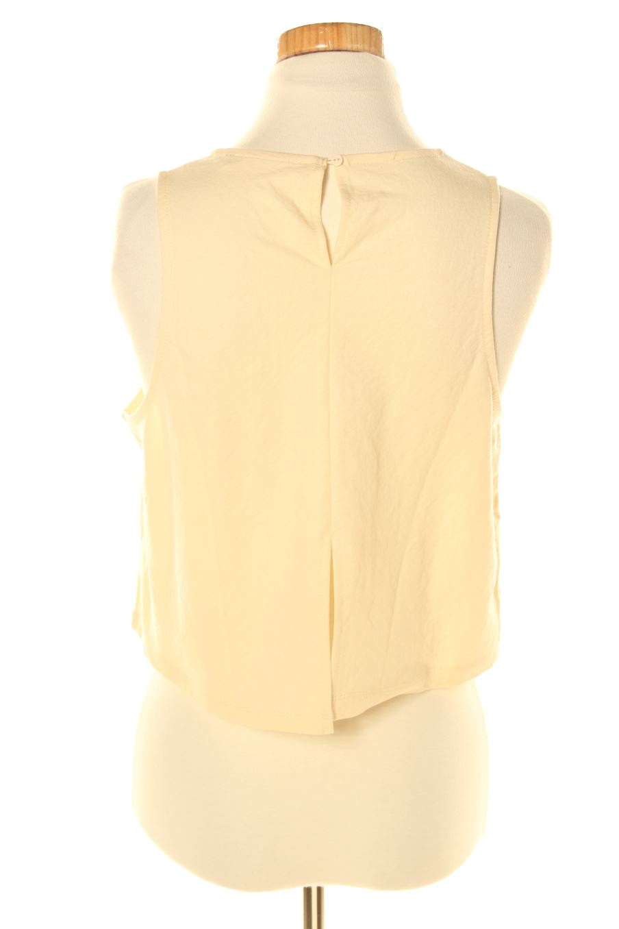 Top de Mango de la talla S, de color beige