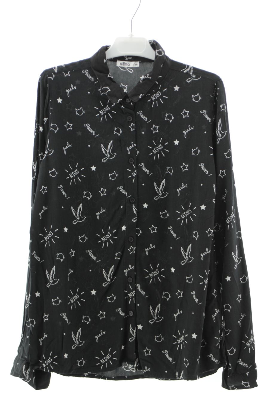 Chemise manches longues Gémo de la taille 16 ans de seconde main
