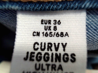 Vaqueros de H&M de la talla 36, de color azul de ropa vaquera