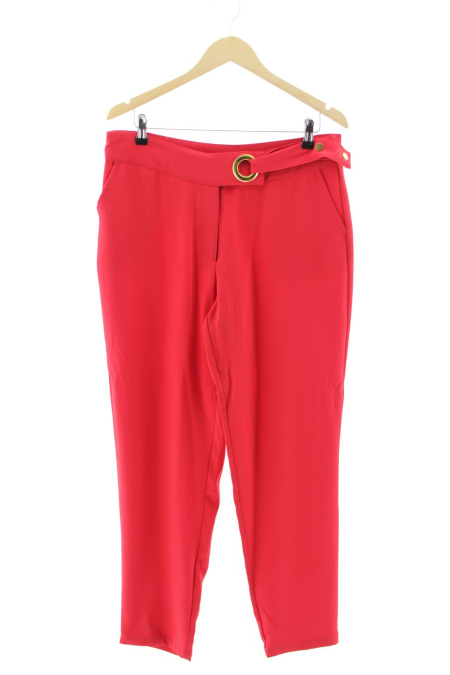 Pantalones de Cortefiel de la talla L, de color rojo