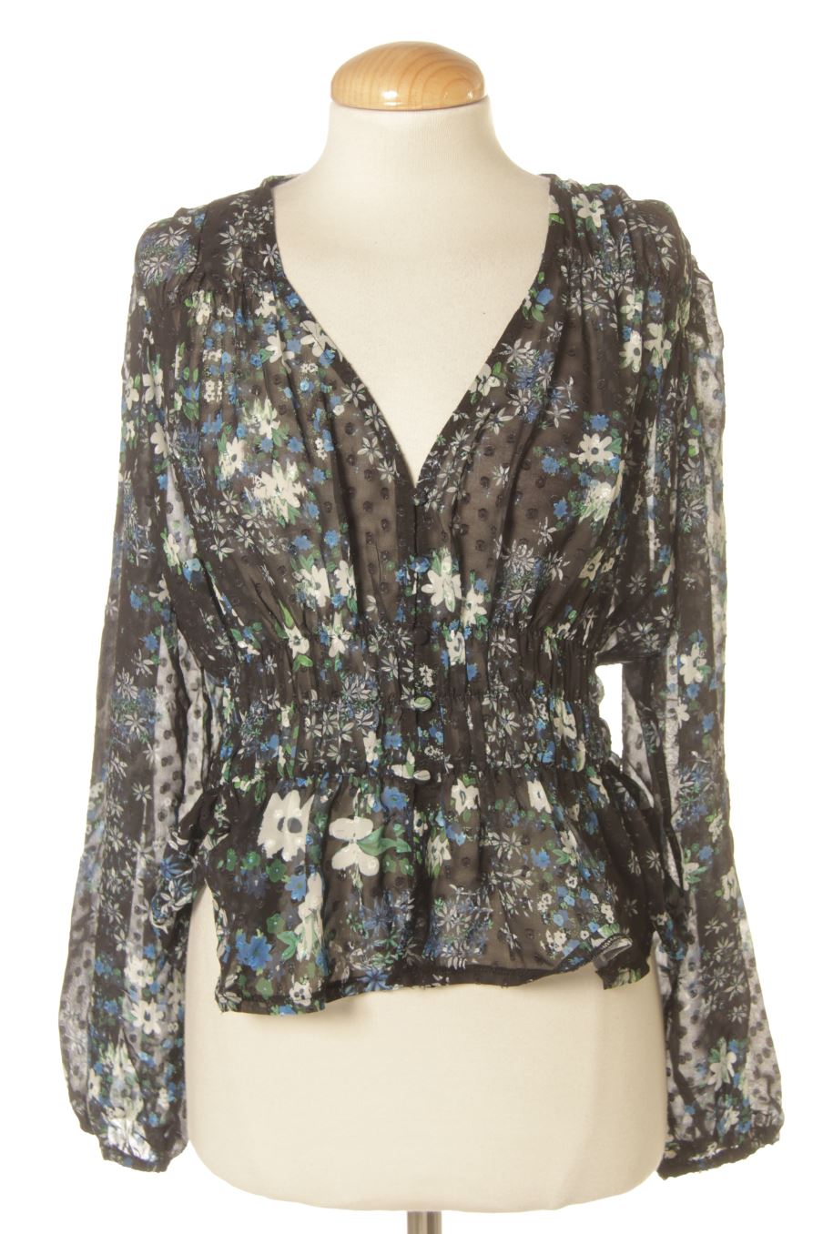 Blouse à manches longues Desigual de la taille 38, de couleur imprimés