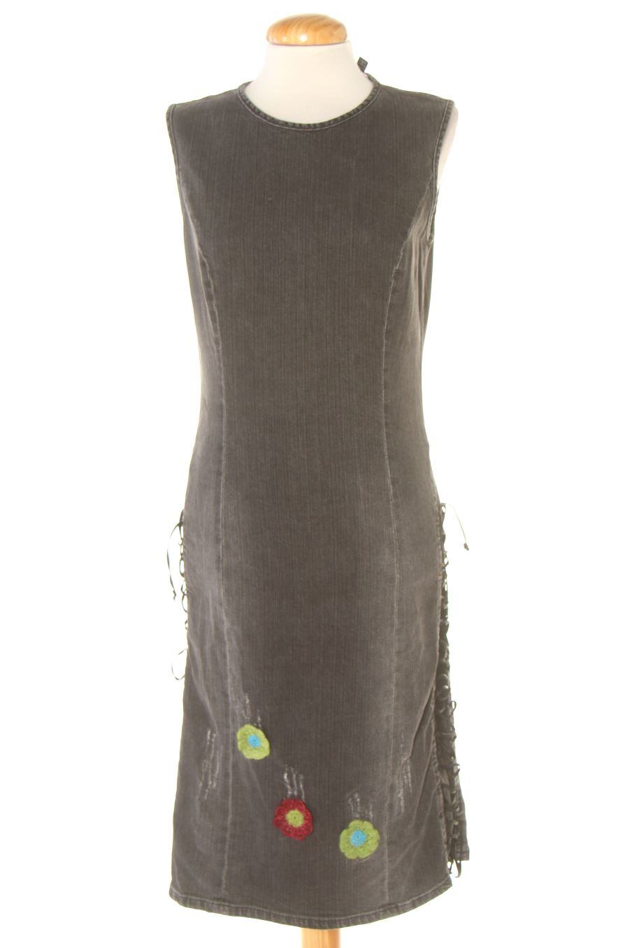 Robe casual Versace Jeans Couture de la taille 44, de couleur noir de denim