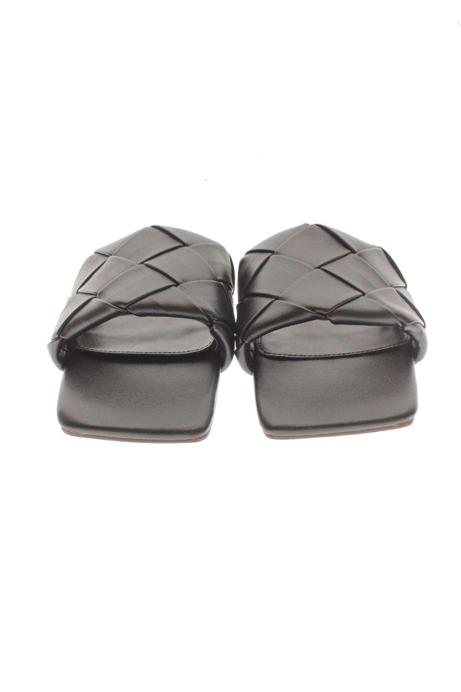 Sandalias planas de LDN de la talla 43, de color negro de