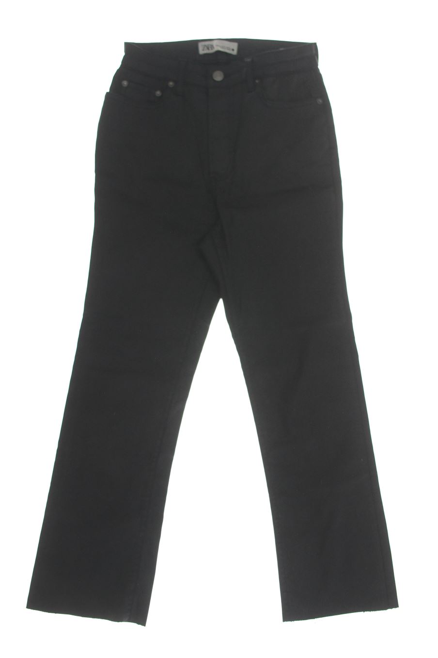 Vaquero de Zara de la talla 34, de color negro de ropa vaquera