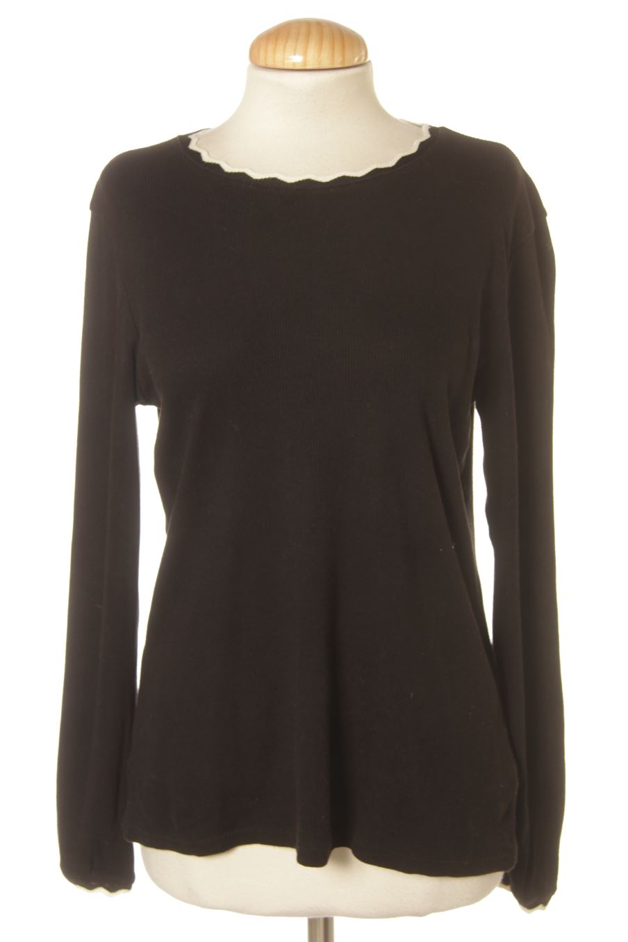 Maglietta a maniche lunghe de Zara de la talla XS, de color nero