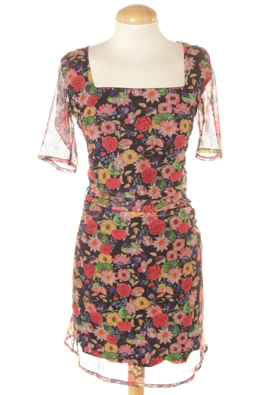Robe casual Desigual de la taille M, de couleur fleurs