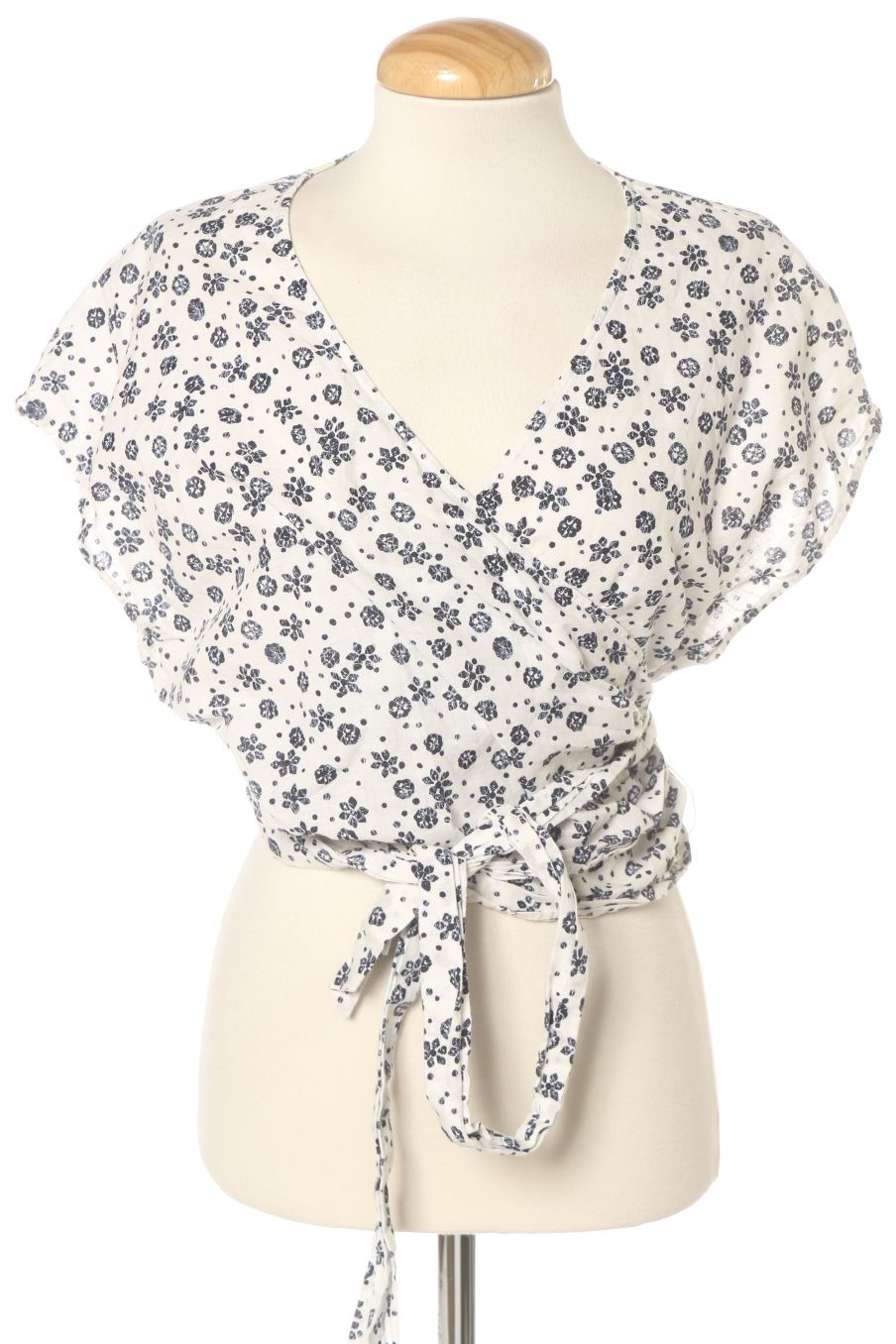 Kurzärmelige Bluse von Pepe Jeans Größe M, Farbe Geblümt, für