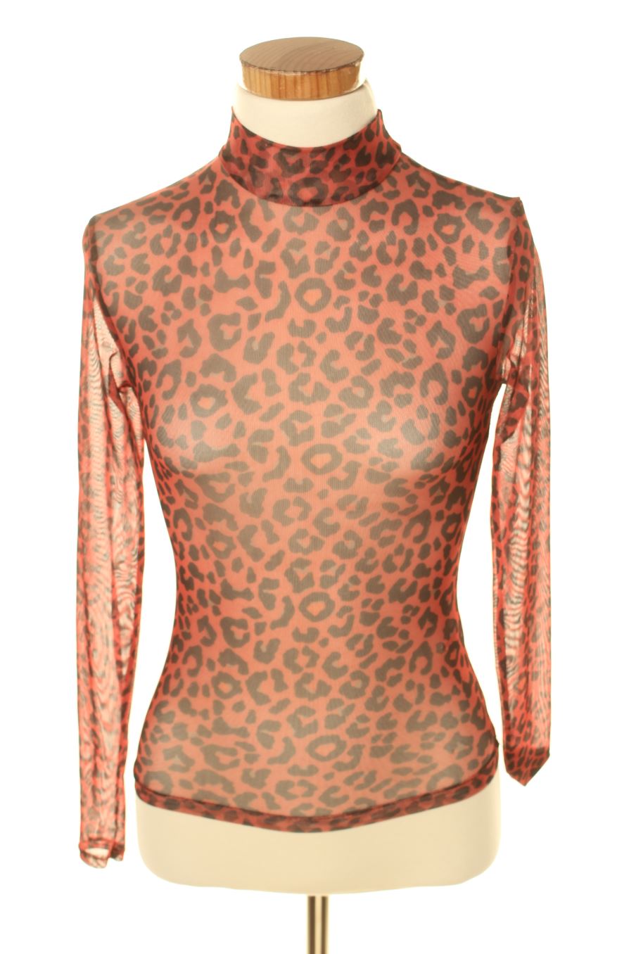 T-shirt à manches longues Pull & Bear de la taille XS, de couleur animal print