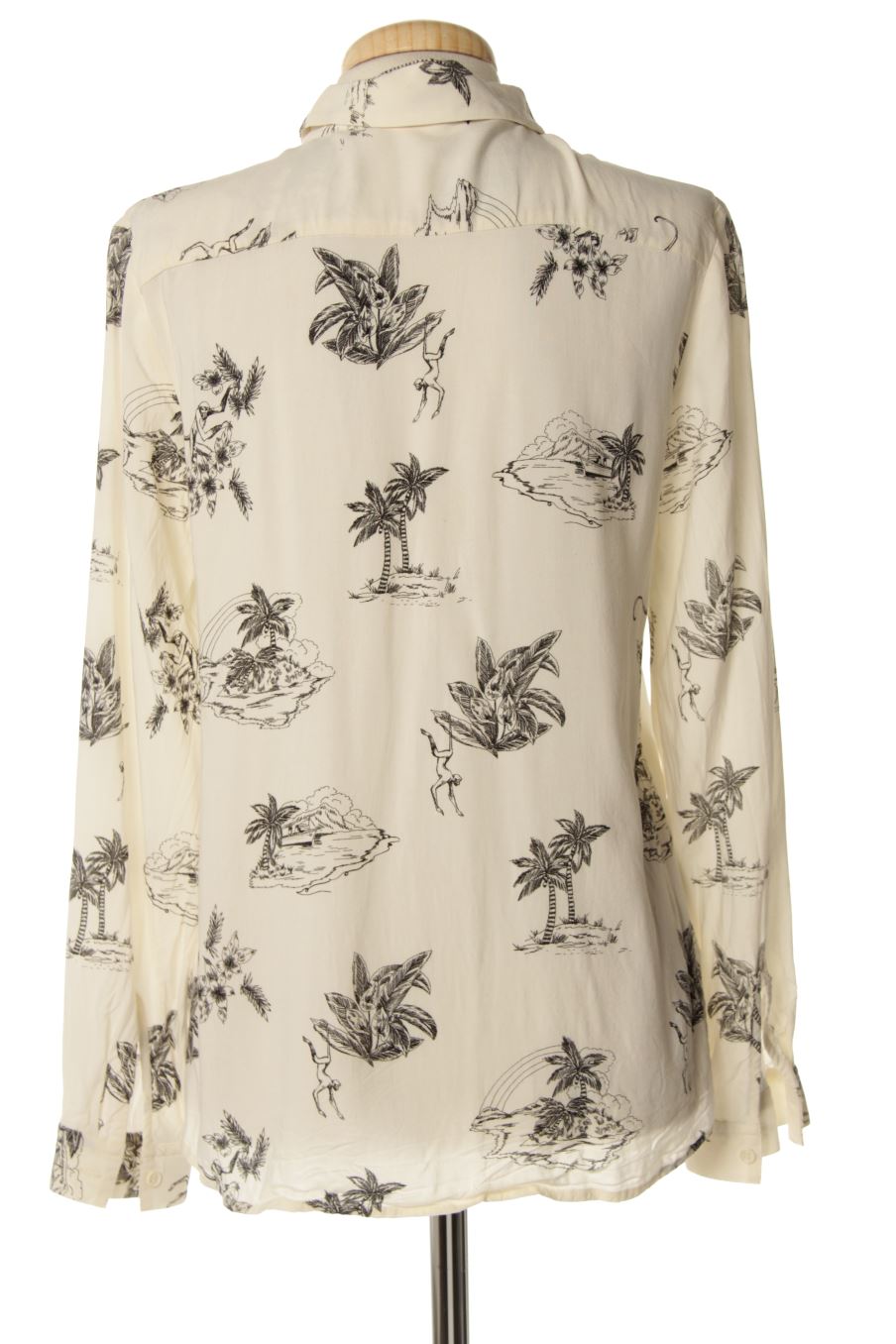 Chemise Surkana de la taille L, de couleur beige